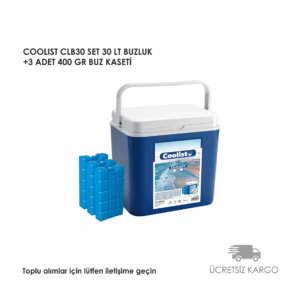 Coolist Clb30set 30 Litre Buzluk 3 Adet 400gr. Buz Kaseti