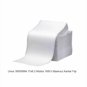 Umur 30005994 17x6 2 Nüsha 1000 li Baskısız Kantar Fişi