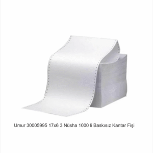 Umur 30005995 17x6 3 Nüsha 1000 li Baskısız Kantar Fişi
